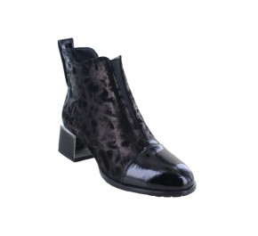 Boots femme Elue Par Nous BAGUER Bronze Noir