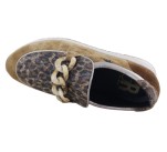 Mocassins  Géo Reino ZOLDON Biscuit Léopard