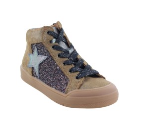 Bottines fille Bellamy JERKI Camel Paillettes