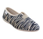 Pantoufles Femme La Maison de l'Espadrille 6060 - ZEBRE Beige / Noir