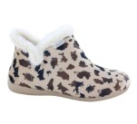 Pantoufles Femme La Maison de l'Espadrille 6062 - VACHE Marron / Beige