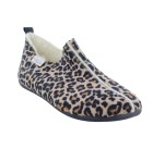 Pantoufles Femme La Maison de l'Espadrille 6028 - LEOPARD Marron / Noir