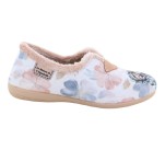 Pantoufles Femme La Maison de l'Espadrille 6150 - CHAT Nude
