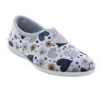Pantoufles Femme La Maison de l'Espadrille 6203 - KOEUR Gris