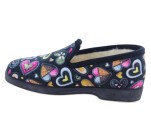 Pantoufles Femme La Maison de l'Espadrille 6257 - VIE Noir