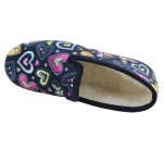 Pantoufles Femme La Maison de l'Espadrille 6257 - VIE Noir