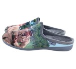 Mules humoristiques 'Gendarmes de St Tropez' La Maison de l'Espadrille 6776 - FUNES 4 Gris