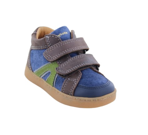 Babybotte AILEFAN VELCRO Marron / Bleu