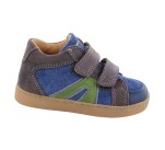 Bottines  Babybotte AILEFAN VELCRO Marron / Bleu