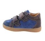 Bottines  Babybotte AILEFAN VELCRO Marron / Bleu