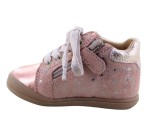 Bottines  Babybotte FASTY ZIP Saumon