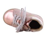 Bottines  Babybotte FASTY ZIP Saumon