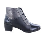 Bottines à lacets  Suave ROMUS 9921 Noir Verni