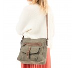 Sac bandoulière  Rieker H1340-54 Kaki Marron