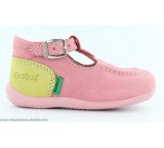 Chaussures Bébés Kickers BONBEK Rose / Fuschia / Anis