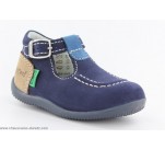 Chaussures Kickers BONBEK Marine / Bleu / Beige
