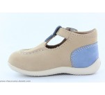 Chaussures Kickers BONBEK Beige / Marine / Bleu