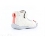 Chaussures Babybotte SHIFALI Argent / Corail