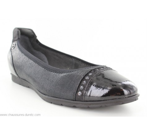 193402 Ballerines Tamaris en coloris Noir Femme Chaussures Chaussures plates Ballerines et chaussures plates 