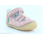 Chaussures Kickers SUSHY Rose Pois