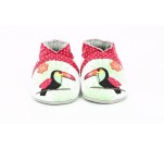 Chaussons Robeez TROPICAL TOUCAN Blanc