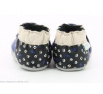 Chaussons  Robeez PUNKY DOOGY Bleu Noir