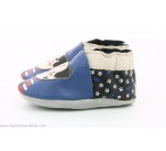 Chaussons  Robeez PUNKY DOOGY Bleu Noir