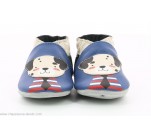 Chaussons  Robeez PUNKY DOOGY Bleu Noir