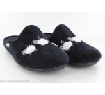 Mules  La Maison de l'Espadrille 9011 - LAINE Noir