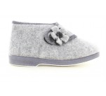 Pantoufles Femme La Maison de l'Espadrille 7644 - CECILIA Gris