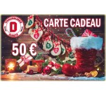 Carte Cadeau de Noël Enfant 50 € Duretz 