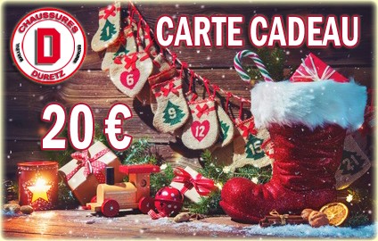 Carte cadeau  - €20 - Dans un étui de Noël Doré : :  Boutique cartes cadeaux