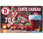 Carte Cadeau de Noël Femme 70 € Duretz 