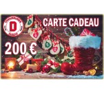 Carte Cadeau de Noël Femme 200 € Duretz 