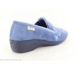 Pantoufles Femme La Maison de l'Espadrille 6935 - DOUCE Bleu