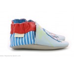 Chaussons  Robeez ROAD TRIP Bleu / Beige / Rouge