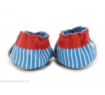 Chaussons  Robeez ROAD TRIP Bleu / Beige / Rouge