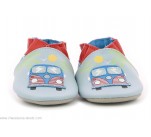 Chaussons  Robeez ROAD TRIP Bleu / Beige / Rouge