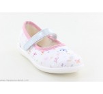Pantoufles  Bellamy PIXY Papillon Blanc