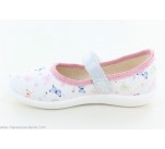 Pantoufles  Bellamy PIXY Papillon Blanc