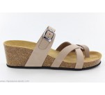 Tongs La Maison de l'Espadrille AXIL2 3577 Beige