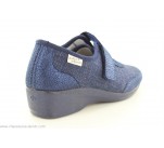 Pantoufles Femme La Maison de l'Espadrille 2921 - ROMANE Marine