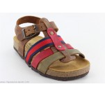 Sandales  Plakton PENNY Marron / Rouge
