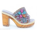 Mules  Laura Vita JACAO05 Gris / Taupe