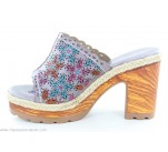 Mules  Laura Vita JACAO05 Gris / Taupe