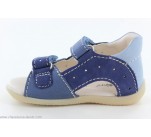 Sandales  Kickers BOPING2 Bleu Tricolore