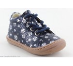Bottines  Bellamy POPI Marine Pois Argent