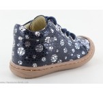 Bottines  Bellamy POPI Marine Pois Argent