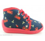 Pantoufles  Bellamy MAO Pompier Marine