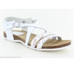 Sandales  Kickers ANATOMIUM Blanc Fleuri